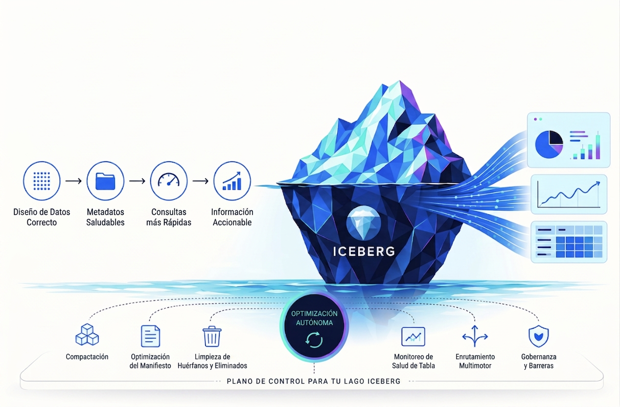 Optimización de Iceberg Lake para analítica de datos — Evolve